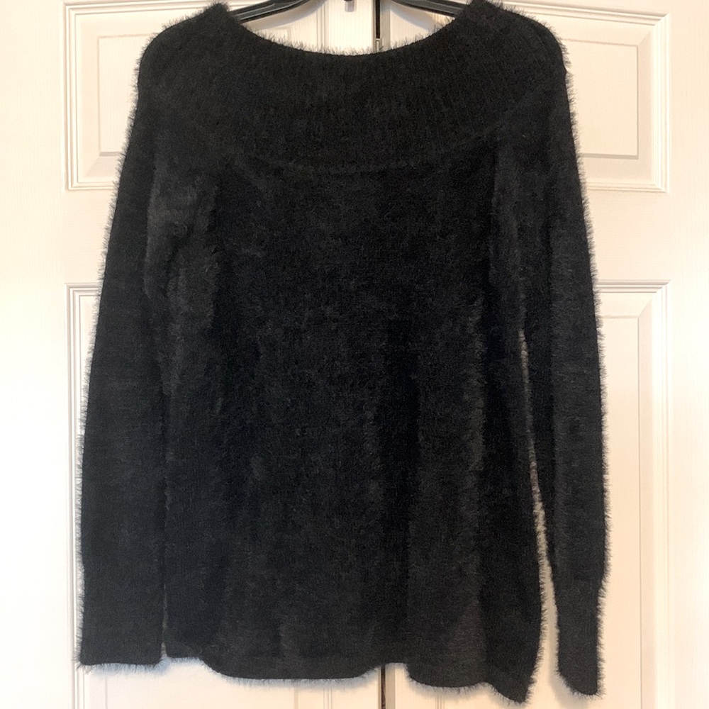 Black Fuzzy Sweater